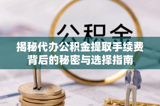 瑞丽揭秘代办公积金提取手续费背后的秘密与选择指南