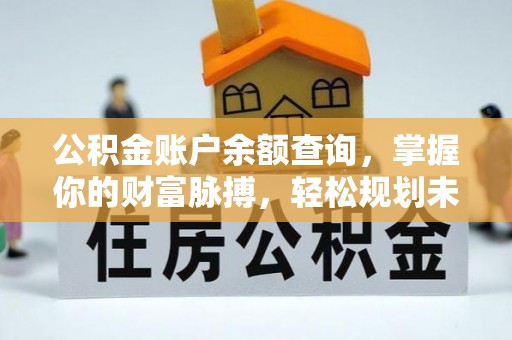 瑞丽公积金账户余额查询，掌握你的财富脉搏，轻松规划未来