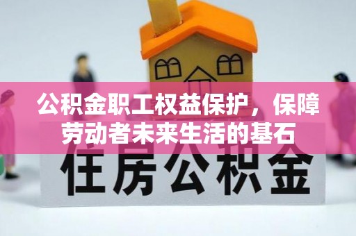 瑞丽公积金职工权益保护，保障劳动者未来生活的基石