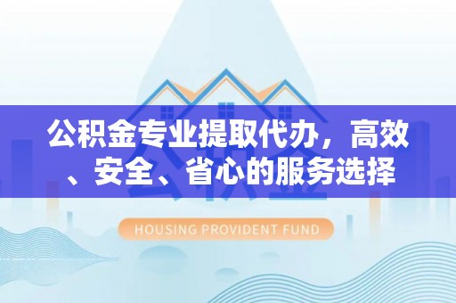 瑞丽公积金专业提取代办，高效、安全、省心的服务选择