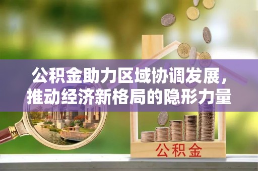 瑞丽公积金助力区域协调发展，推动经济新格局的隐形力量