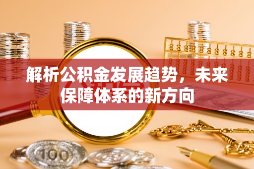 瑞丽解析公积金发展趋势，未来保障体系的新方向