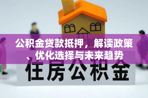 瑞丽公积金贷款抵押，解读政策、优化选择与未来趋势