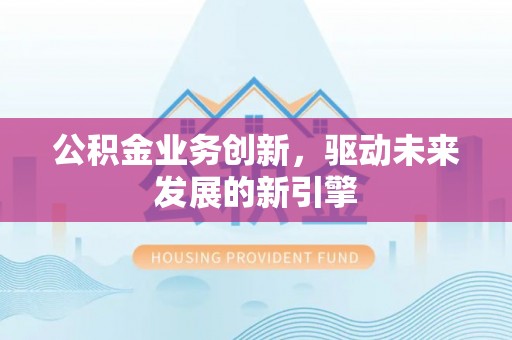 瑞丽公积金业务创新，驱动未来发展的新引擎
