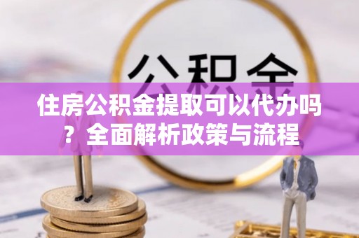 瑞丽住房公积金提取可以代办吗？全面解析政策与流程