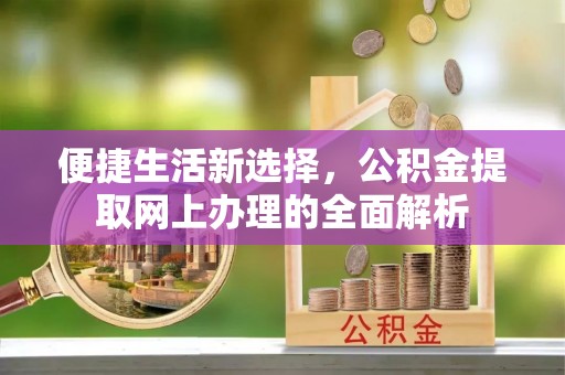 瑞丽便捷生活新选择，公积金提取网上办理的全面解析