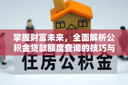 瑞丽掌握财富未来，全面解析公积金贷款额度查询的技巧与策略