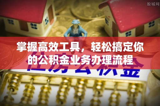 瑞丽掌握高效工具，轻松搞定你的公积金业务办理流程