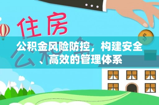 瑞丽公积金风险防控，构建安全、高效的管理体系