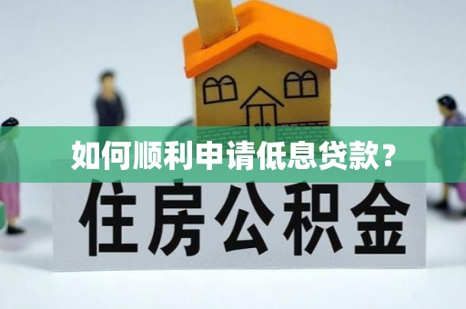 瑞丽如何顺利申请低息贷款？