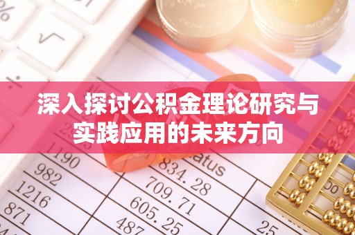 瑞丽深入探讨公积金理论研究与实践应用的未来方向