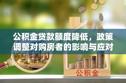 瑞丽公积金贷款额度降低，政策调整对购房者的影响与应对策略