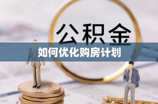瑞丽如何优化购房计划