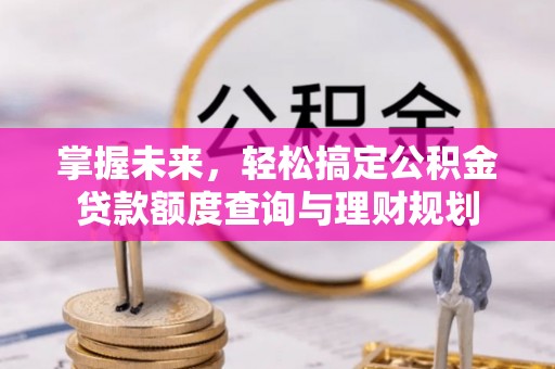 瑞丽掌握未来，轻松搞定公积金贷款额度查询与理财规划