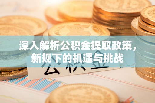 瑞丽深入解析公积金提取政策，新规下的机遇与挑战