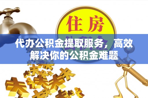 瑞丽代办公积金提取服务，高效解决你的公积金难题