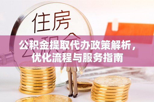 瑞丽公积金提取代办政策解析，优化流程与服务指南