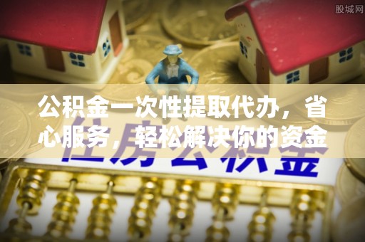 瑞丽公积金一次性提取代办，省心服务，轻松解决你的资金需求