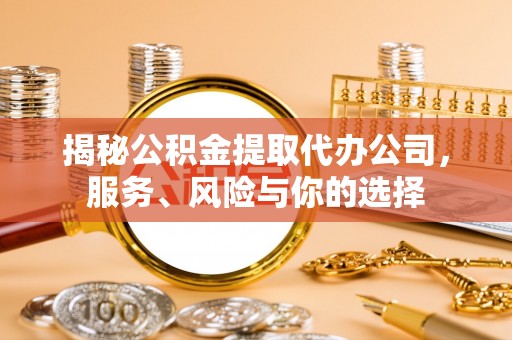 瑞丽揭秘公积金提取代办公司，服务、风险与你的选择