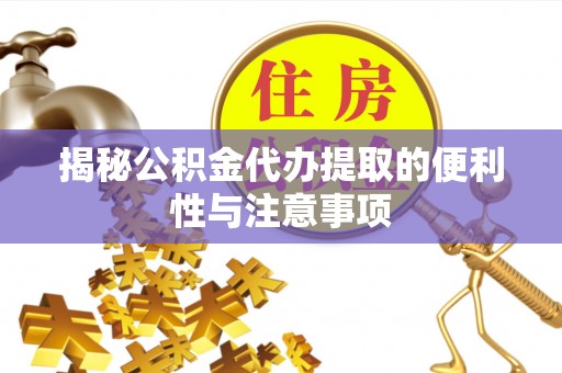 瑞丽揭秘公积金代办提取的便利性与注意事项