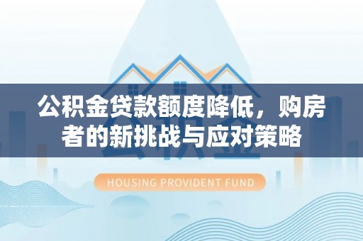 瑞丽公积金贷款额度降低，购房者的新挑战与应对策略