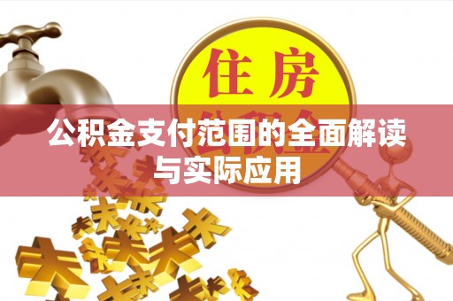 瑞丽公积金支付范围的全面解读与实际应用