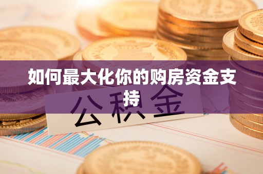 瑞丽如何最大化你的购房资金支持