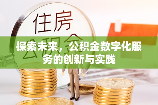 瑞丽探索未来，公积金数字化服务的创新与实践