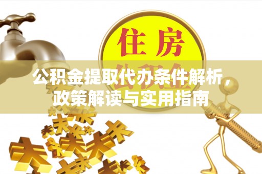 瑞丽公积金提取代办条件解析，政策解读与实用指南