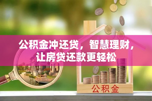 瑞丽公积金冲还贷，智慧理财，让房贷还款更轻松
