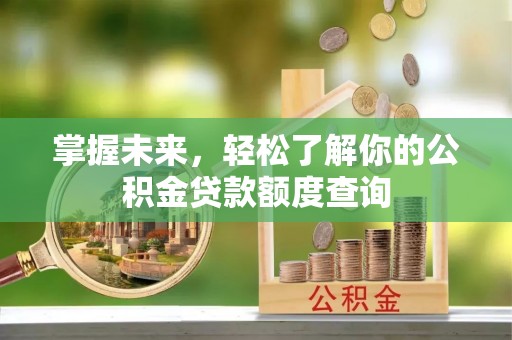 瑞丽掌握未来，轻松了解你的公积金贷款额度查询