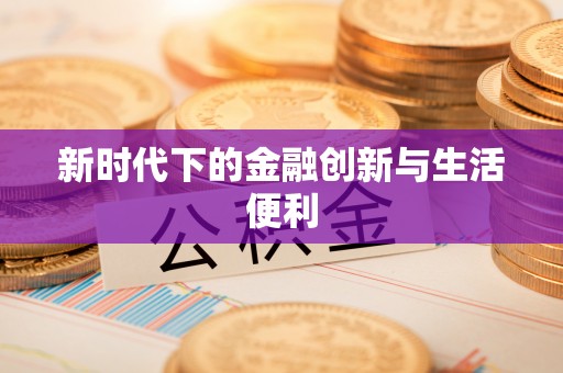 瑞丽新时代下的金融创新与生活便利