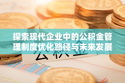 瑞丽探索现代企业中的公积金管理制度优化路径与未来发展