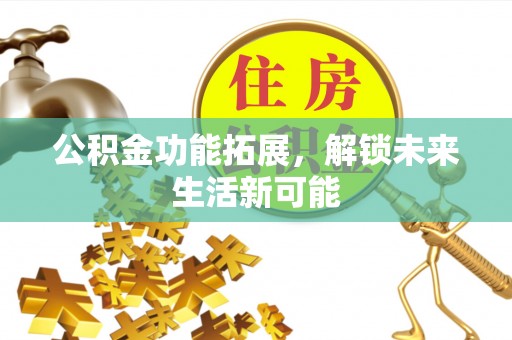 瑞丽公积金功能拓展，解锁未来生活新可能