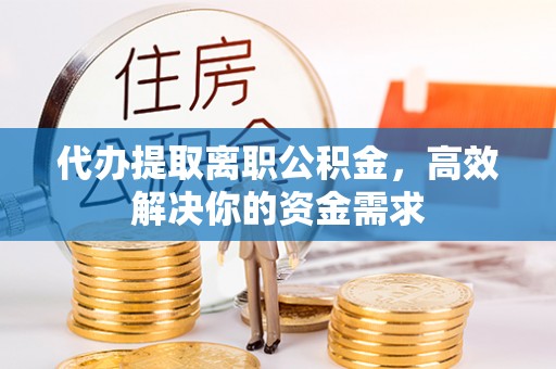 瑞丽代办提取离职公积金，高效解决你的资金需求