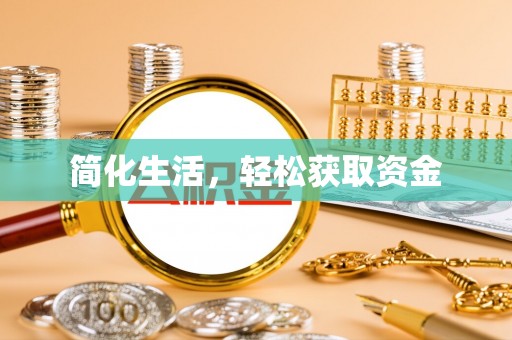 瑞丽简化生活，轻松获取资金